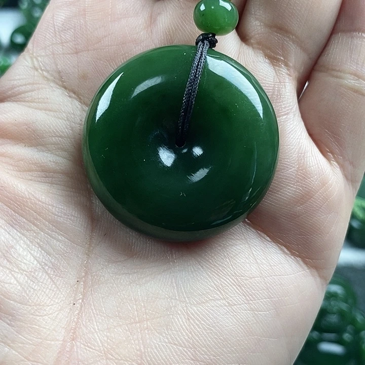 和田玉（碧玉）未镶嵌项链35