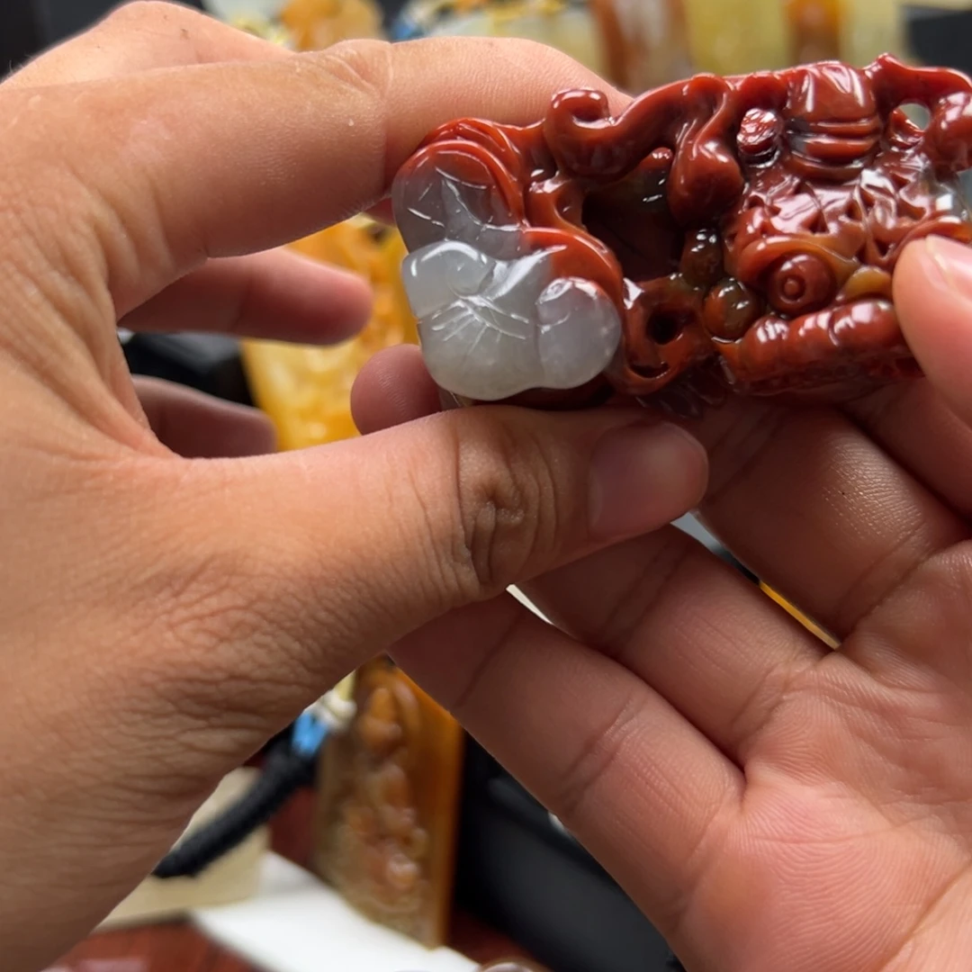 石英质玉（黄龙玉）未镶嵌多样性发货，发其一