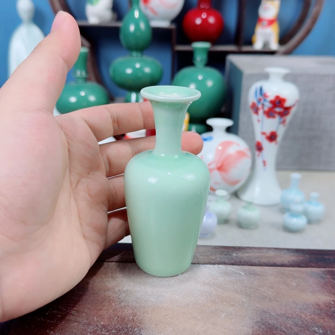 陶瓷手工小花器摆件