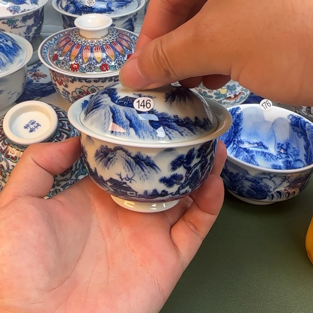 彦祖纯手工手绘茶具146