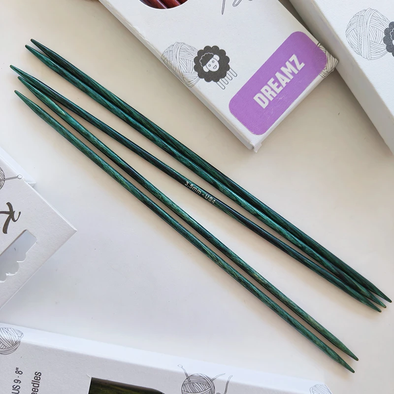 梦幻双头直针20cm KnitPro Dreamz梦幻毛衣针棒针进口彩色直针