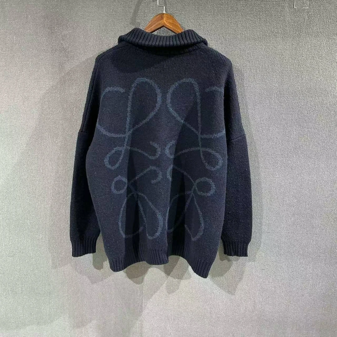 99新 LOEWE/罗意威 （pm）半拉链羊毛毛衣 xs码/2984