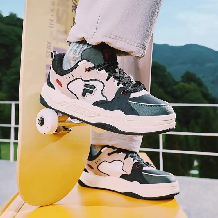 【秋季新款】斐乐潮牌正品男女BANKDX板鞋软弹休闲运动鞋T12M542905