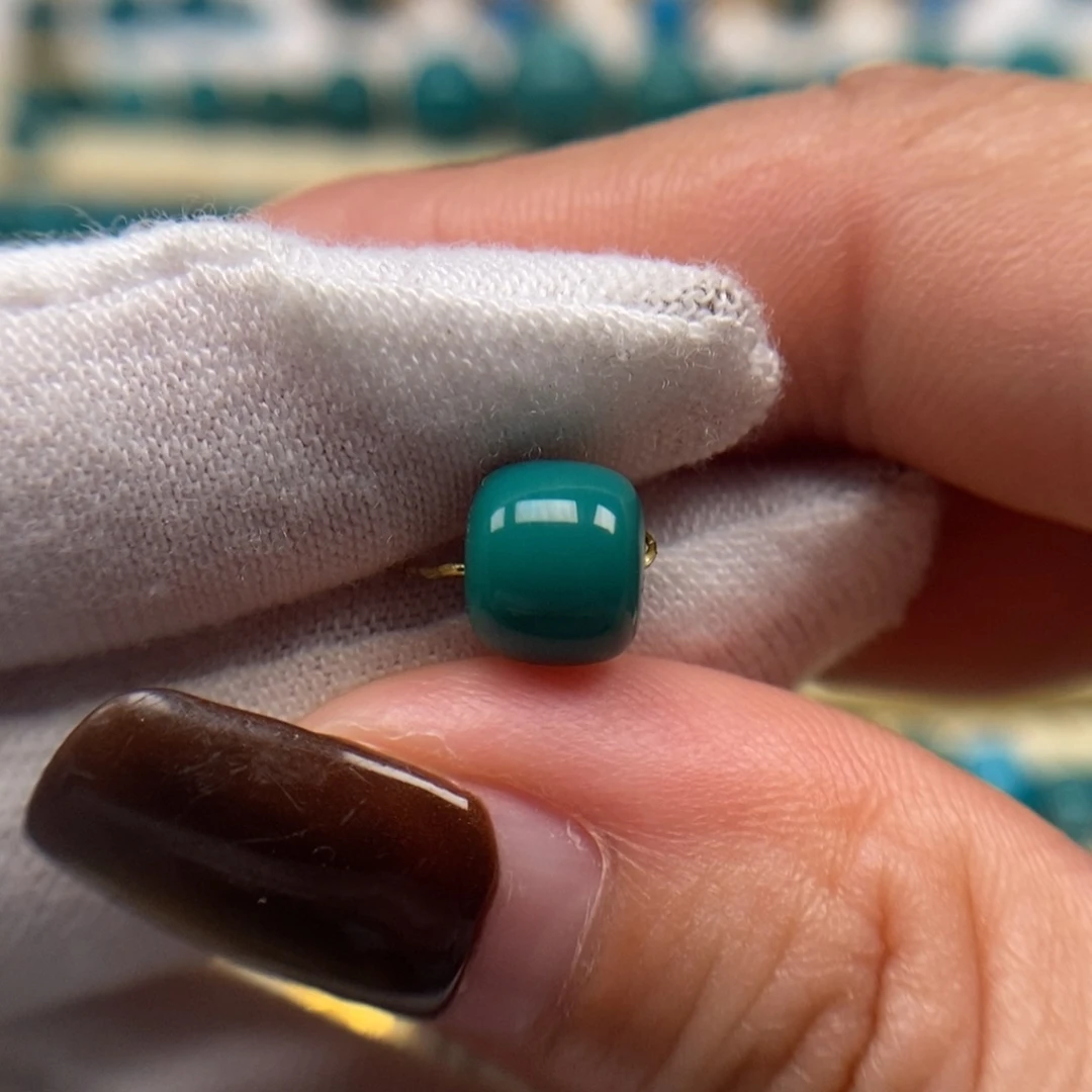 绿松石未镶嵌珠宝奇石老型8mm