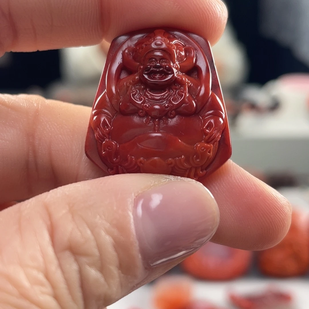 南红玛瑙未镶嵌南红吊坠