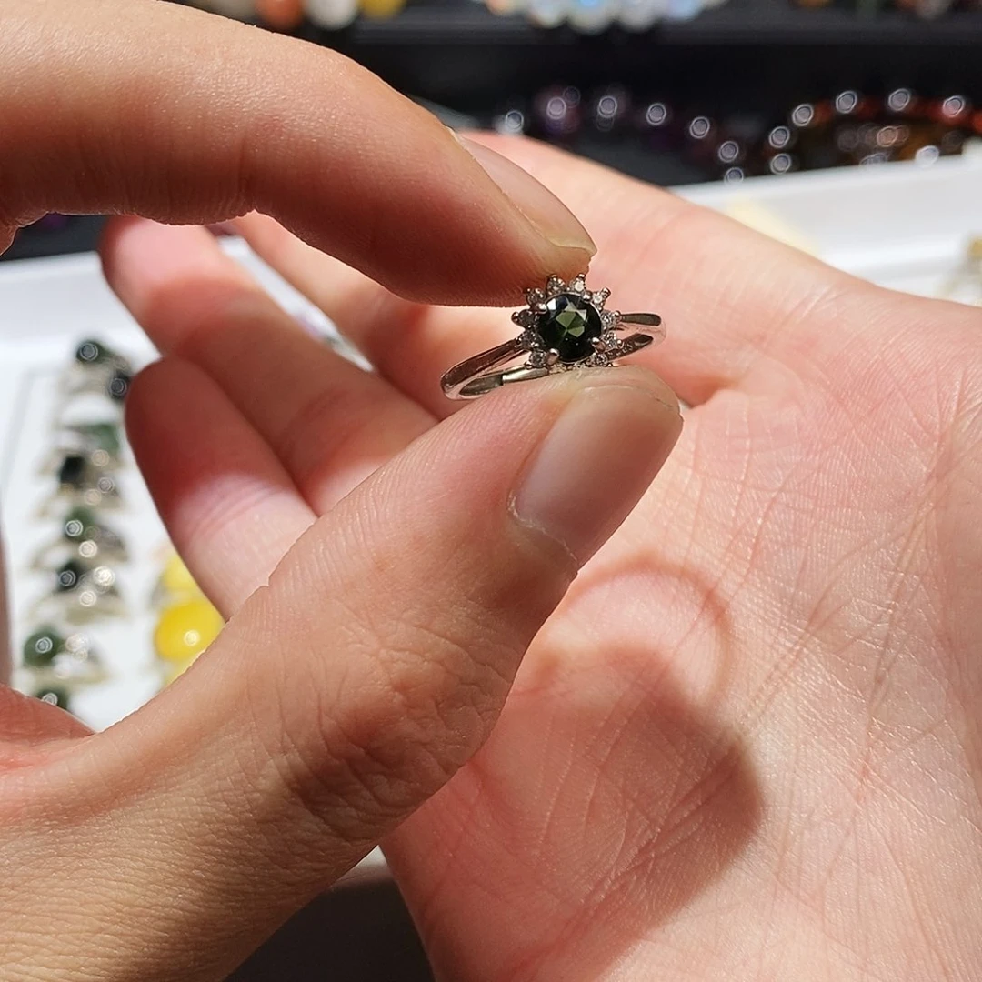 未镶嵌手链水晶桃*冰手串