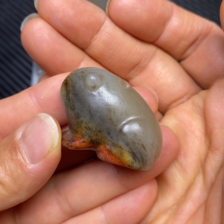 和田玉未镶嵌挂件纳*