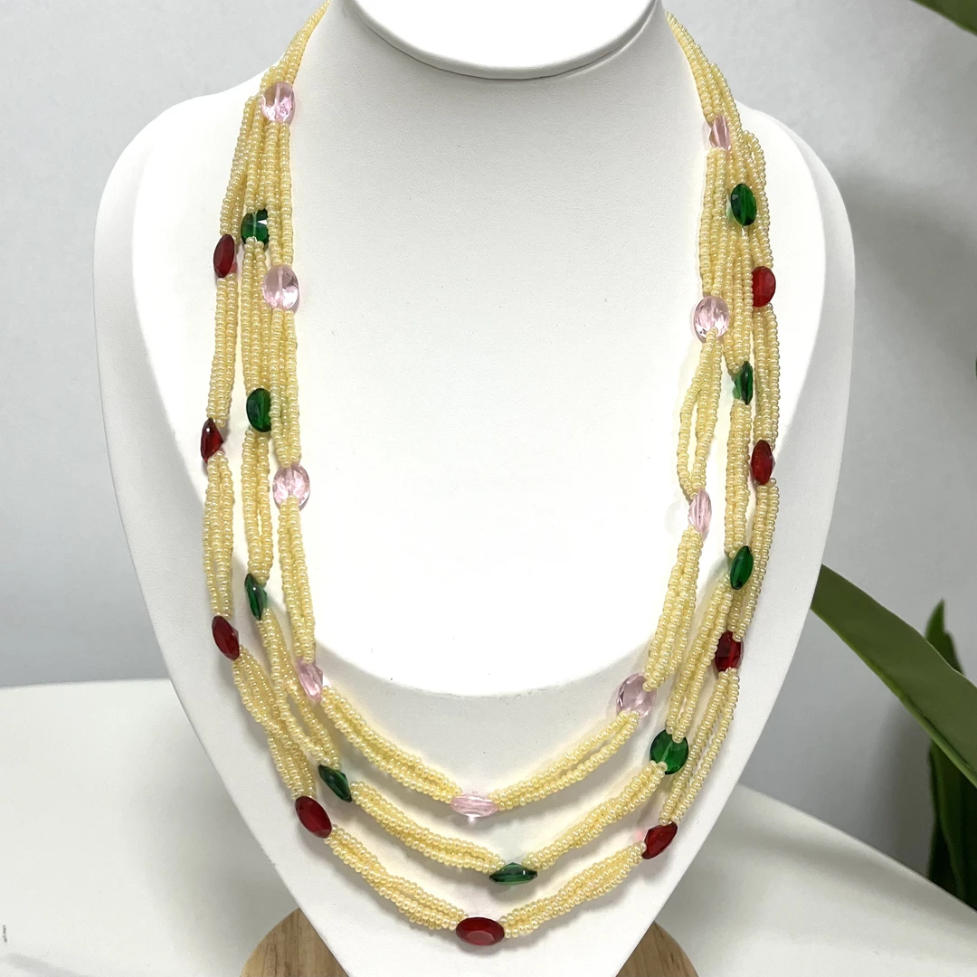 非金属布艺项链 藏族饰品项链藏式新款藏装配饰吊坠不掉色