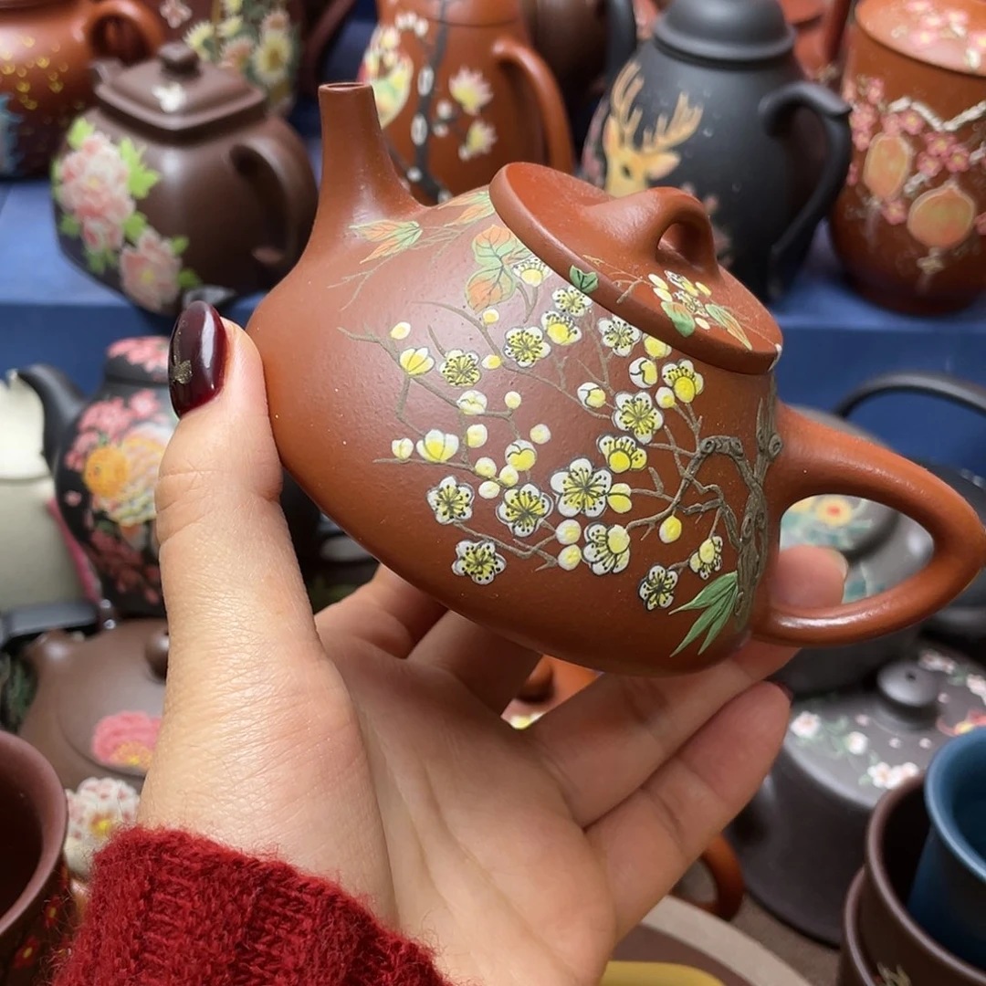 呢***喃茶杯红泥紫砂主人杯160cc