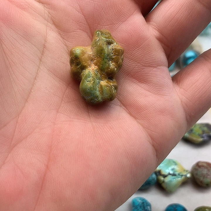 绿松石未镶嵌吊坠(不含链)