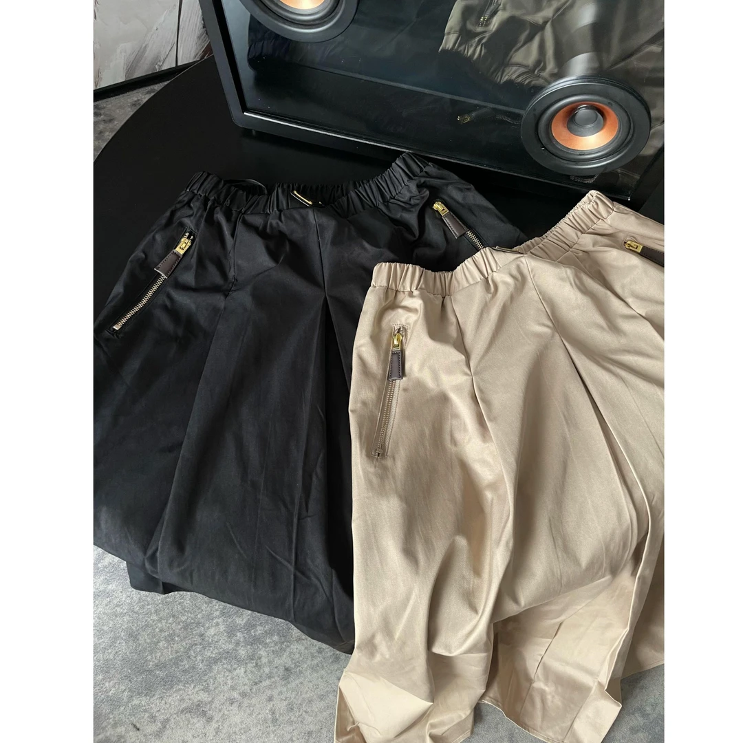 《现货》【哒哒】夏季新品时尚轻薄松紧腰中长裙休闲伞裙 Ani-B992