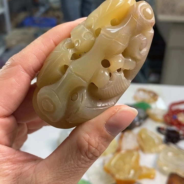 玛瑙/玉髓吊坠(不含链)未镶嵌