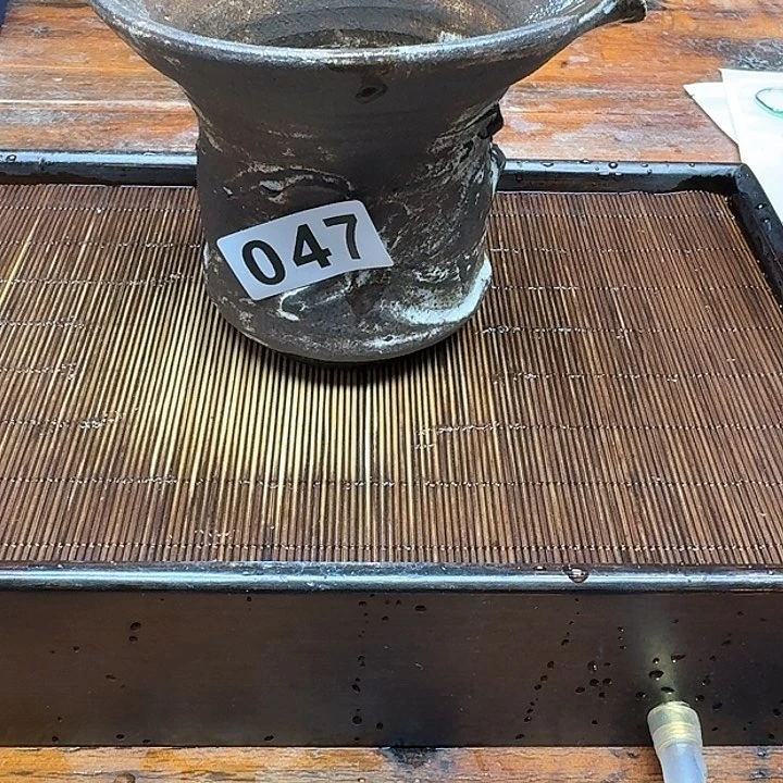 纯手工制作粗陶茶具