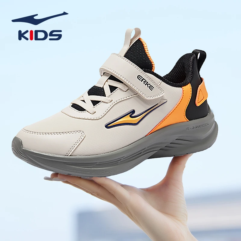 鸿星尔克男童运动鞋冬季2025新款儿童鞋子跑步鞋小孩鞋子防水革面