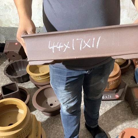 紫砂花盆手工制作