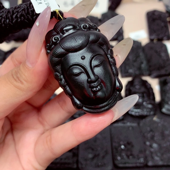 天然a货钢琴黑挂件