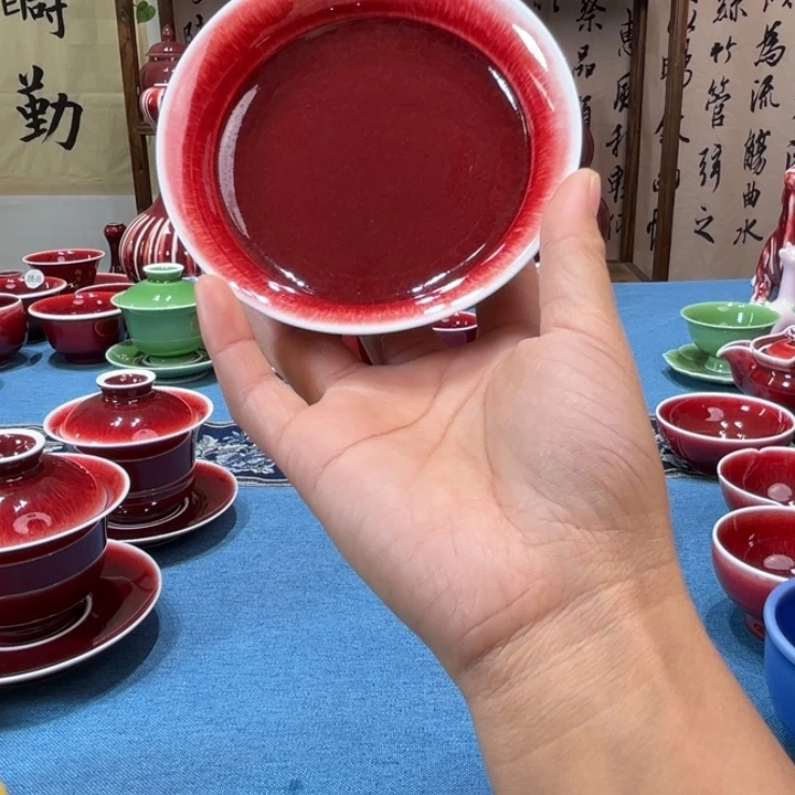 自***人景德镇陶瓷杯子杯垫