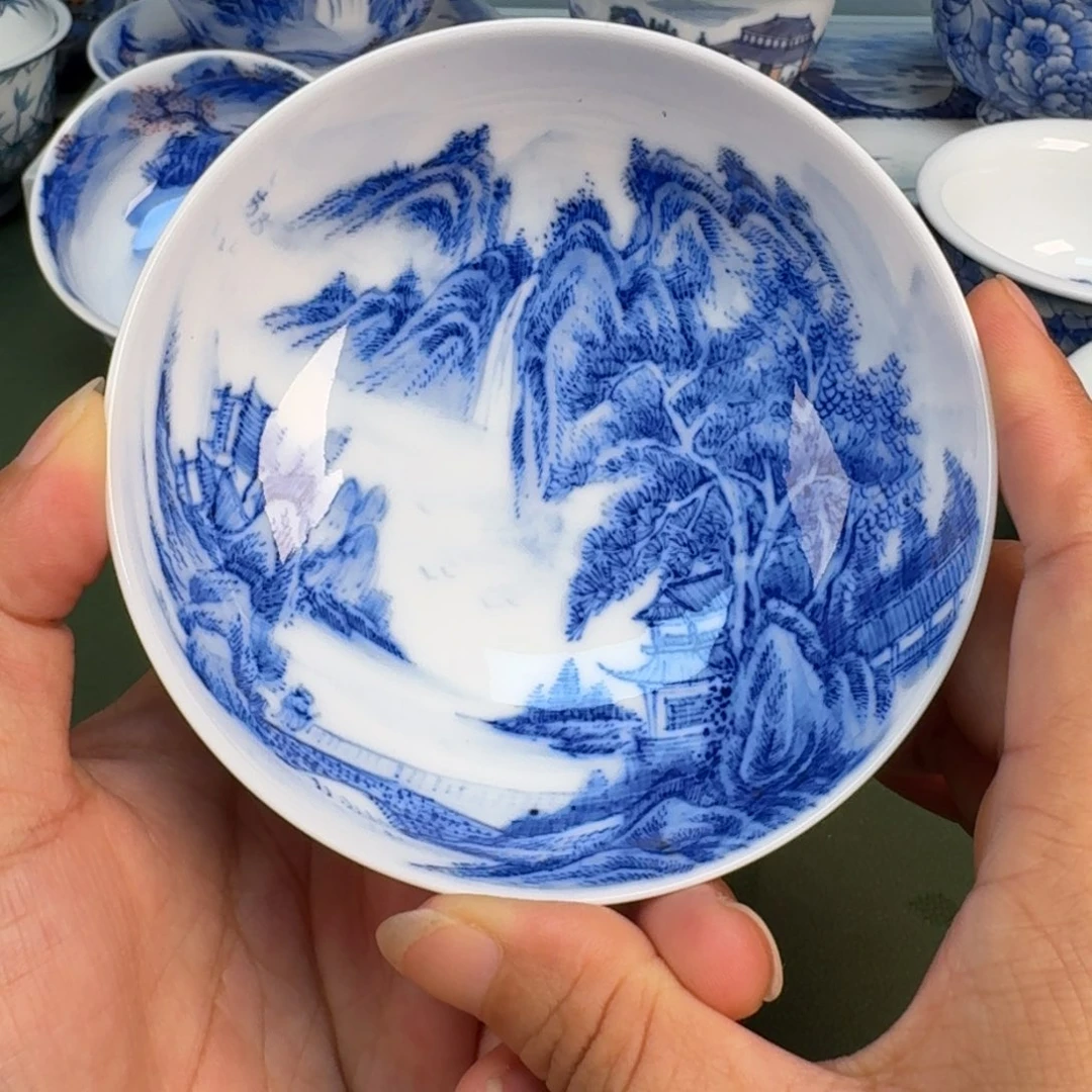 景德镇纯手绘茶具圆圆201