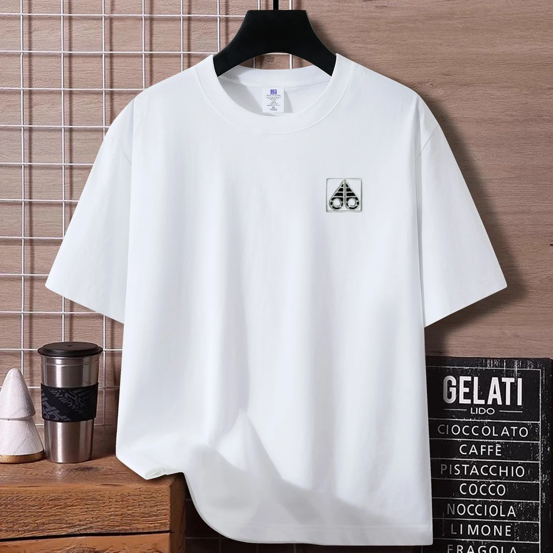 纯棉刺绣-夏季时尚宽松潮流春夏卡通圆领设计感短袖-剪刀框