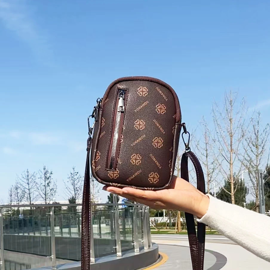 女士小包包可调节多层新款手机包简约百搭单肩斜挎包休闲轻奢女包