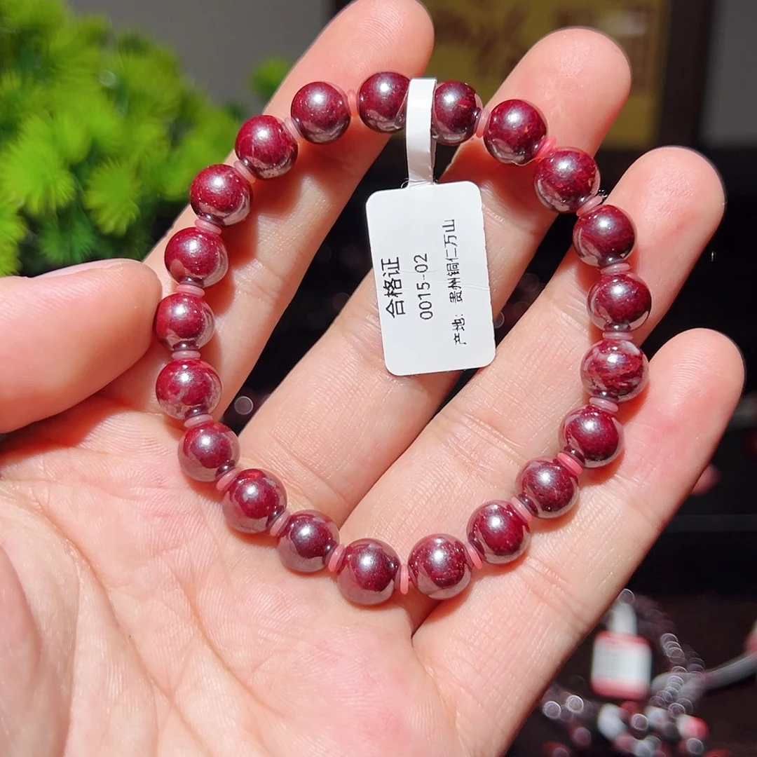 天然辰砂纯天然手串