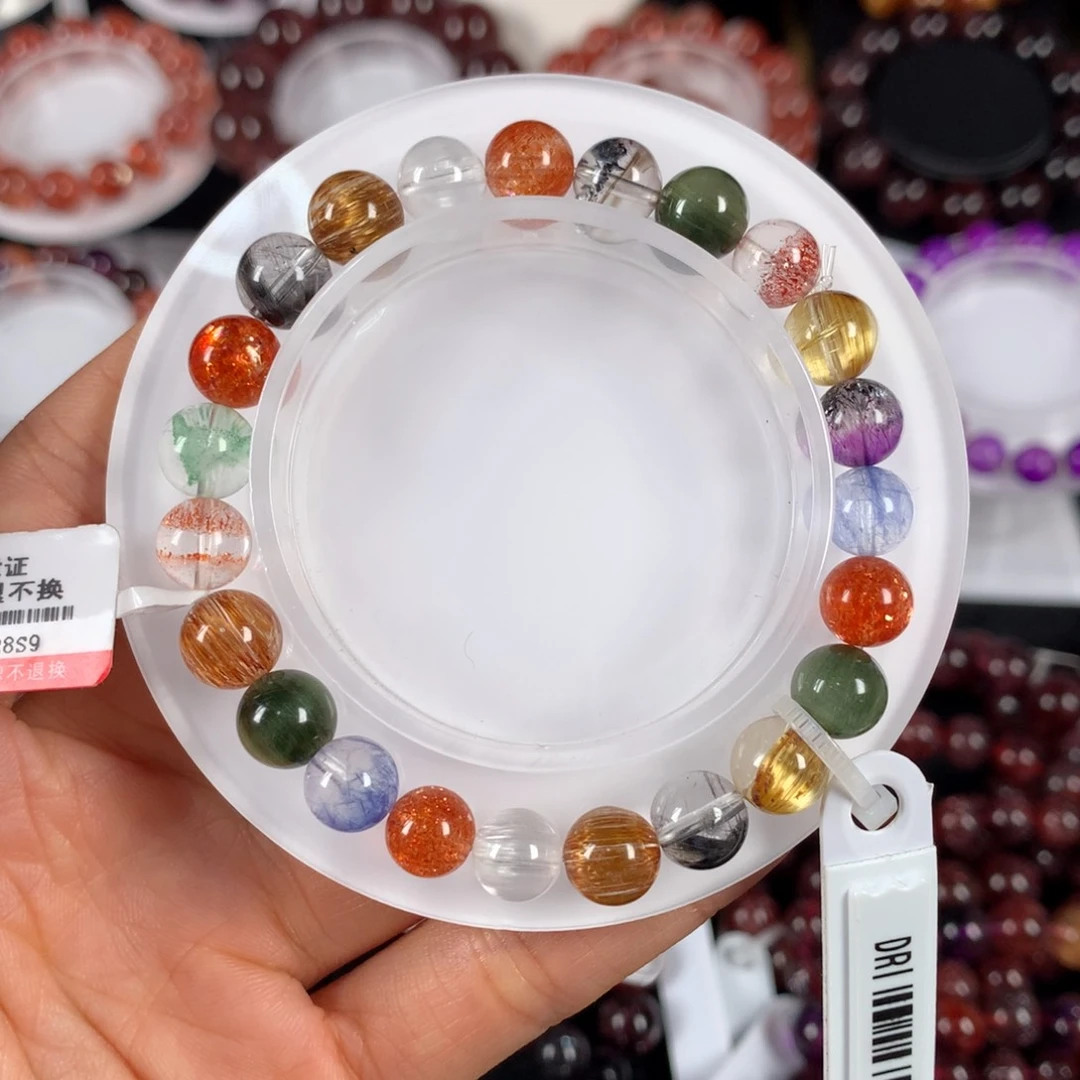 水晶手链未镶嵌多宝8.5