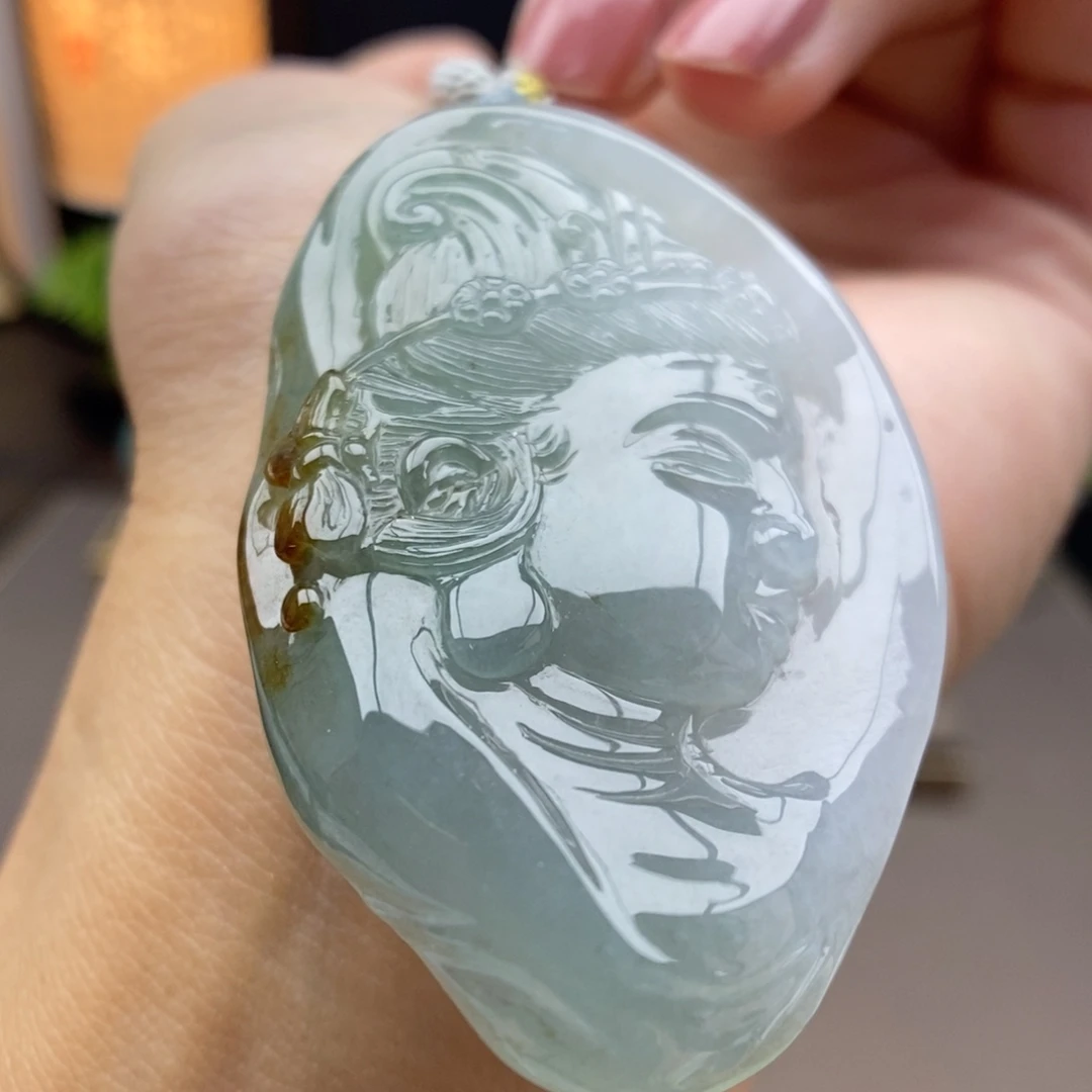 翡翠未镶嵌颈饰吊坠39