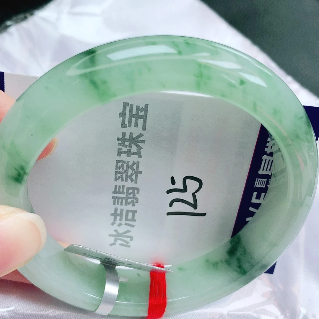 翡翠未镶嵌手镯缅甸天然A货翡翠手镯