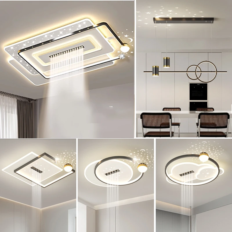 2025年新款客厅吸顶灯现代简约大厅卧室全屋灯具套餐组合三室两厅