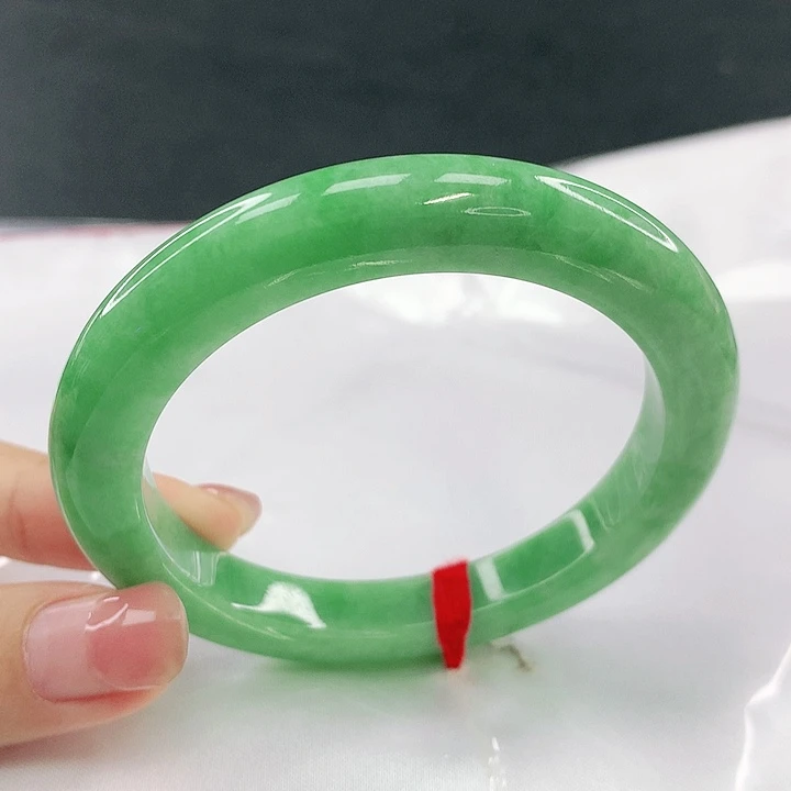 翡翠未镶嵌手镯圈54.6，50111