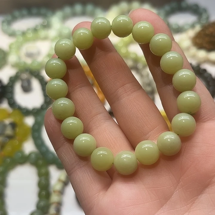 蛇纹石玉未镶嵌手串