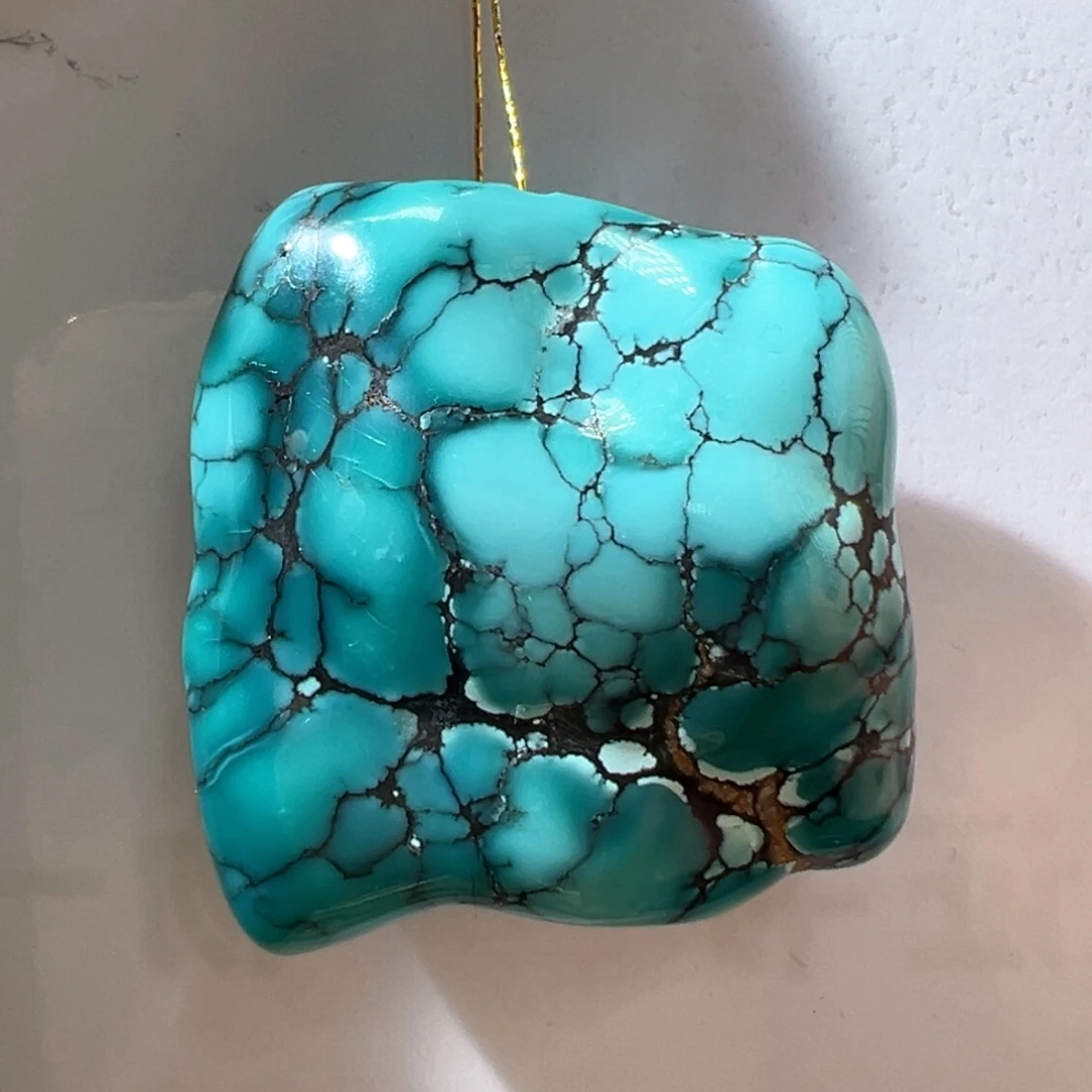 绿松石未镶嵌挂件