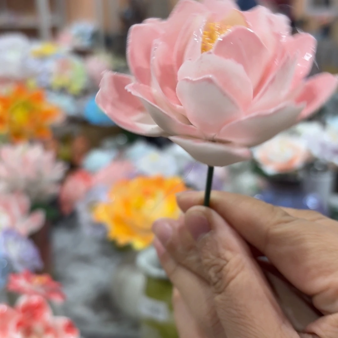 陶瓷花，拍满20发货，退款拉黑