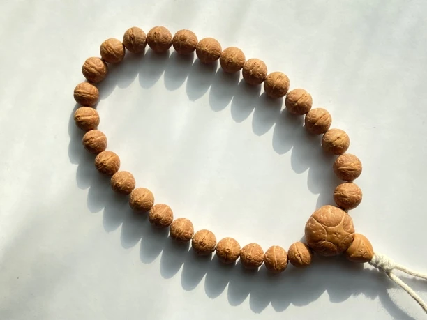 尼泊尔凤眼菩提 实心籽手持 9.3-9.7mm