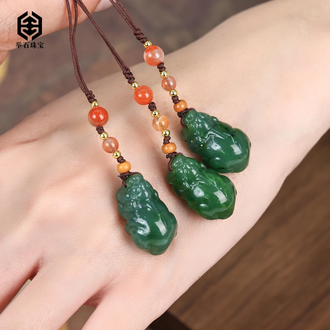 【举石珠宝】T0309-661-47和田玉挂件（一件/多样性发）N