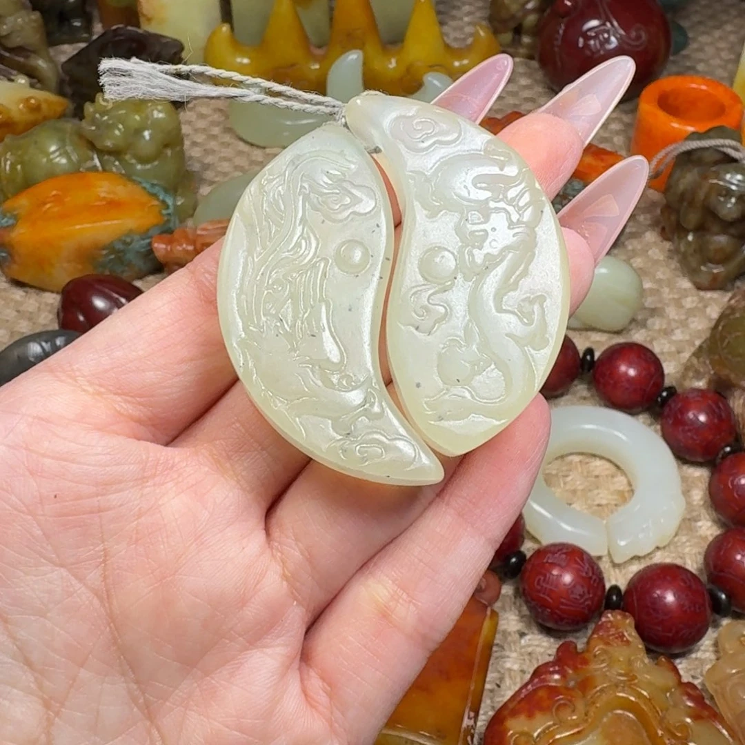 白玉菩提吊坠挂件