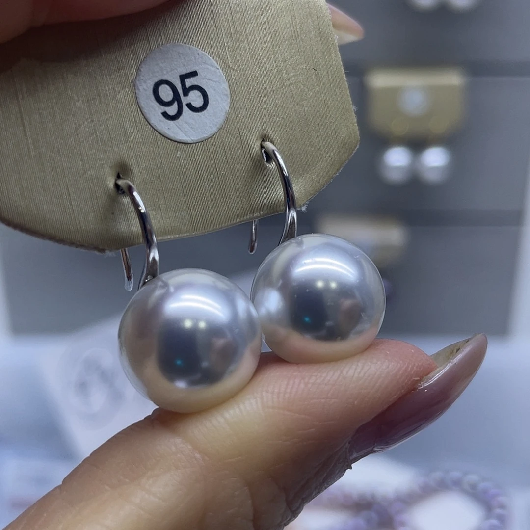 淡水珍珠发饰银S925镶嵌