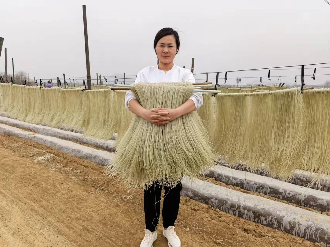 正宗红薯粉条枣庄山亭细粉无明胶农家自然晾晒炖炒涮美味鲜香