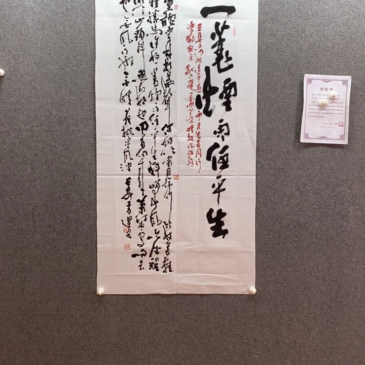书法书法作品多次参加