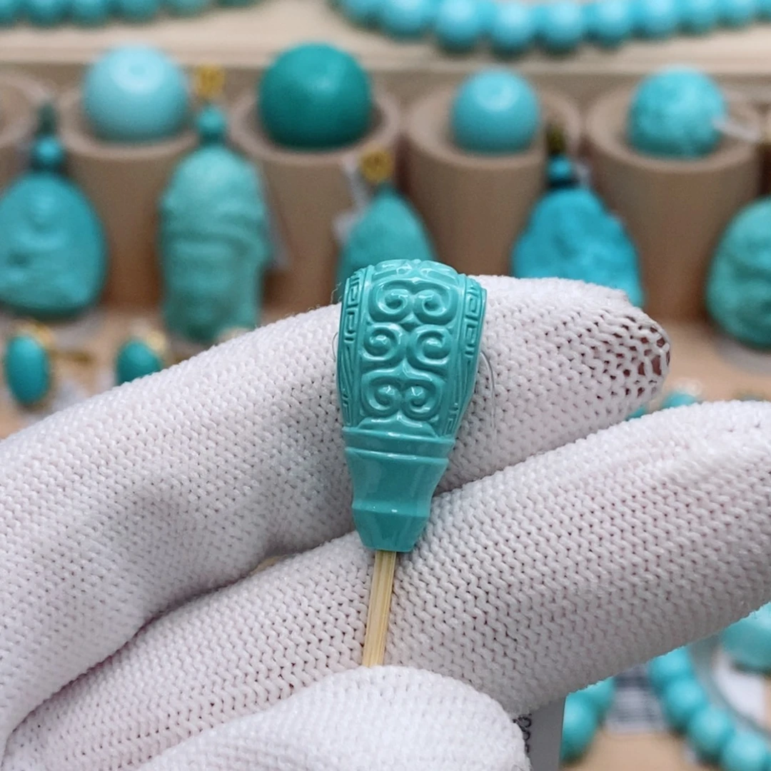 绿松石未镶嵌珠宝奇石11mm