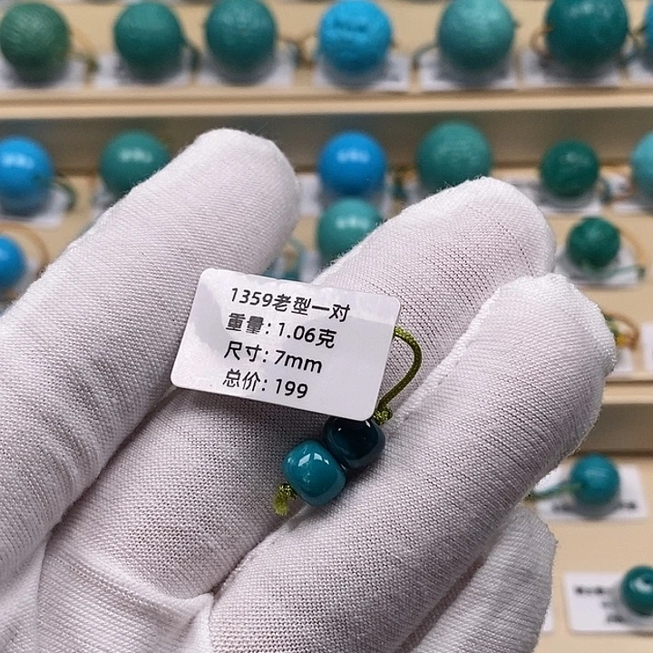 绿松石未镶嵌颈饰