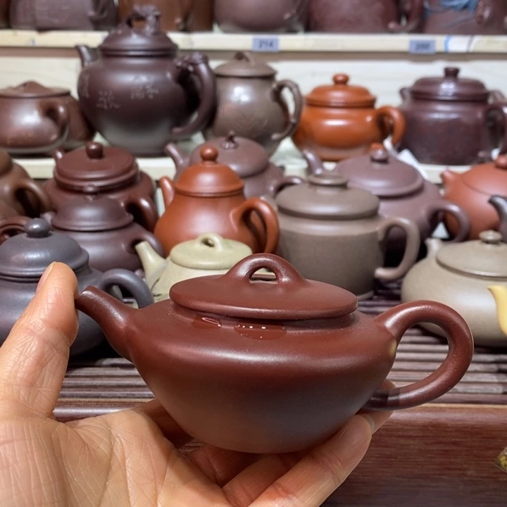 紫砂茶壶微瑕处理一把