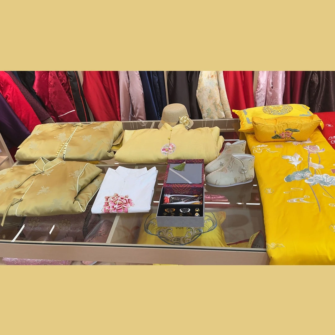 全套冬季百年服顺丰包邮七件套宫廷绣花百年服女款