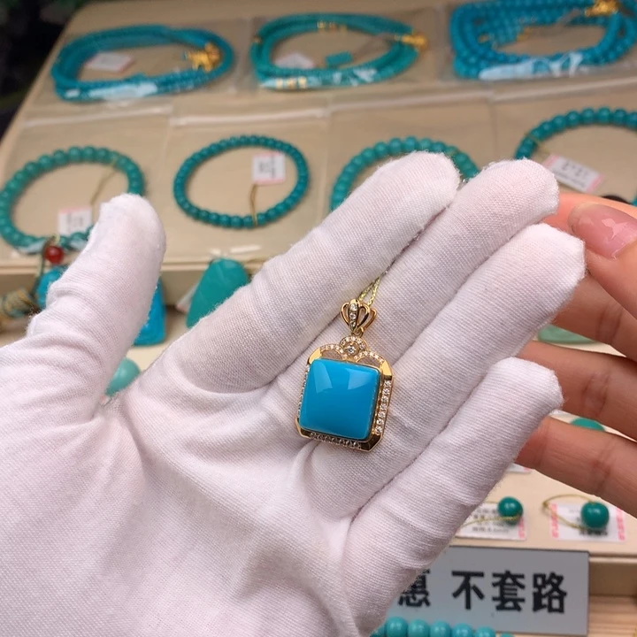 未镶嵌绿松石珠宝奇石