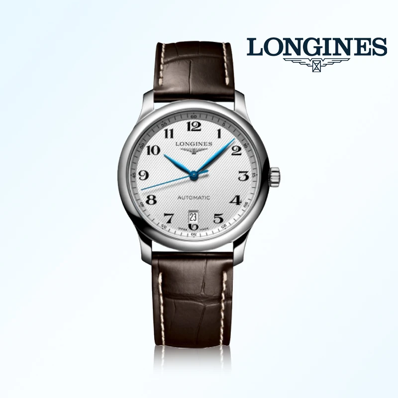 99新 Longines/浪琴 名匠白钢皮带/表径38mm正装表
