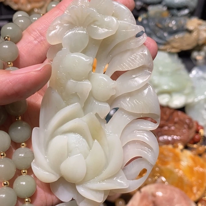 岫玉毛衣链未镶嵌