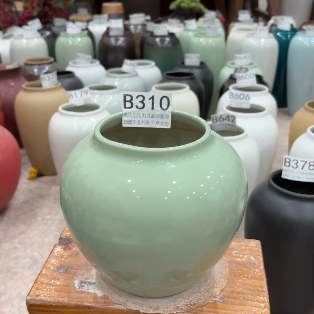 陶摆件瑕疵310花瓶高度27口9.5