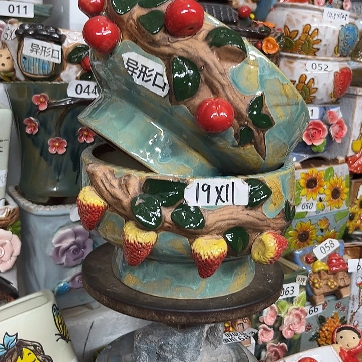 花盆紫砂粗陶材质多肉花盆