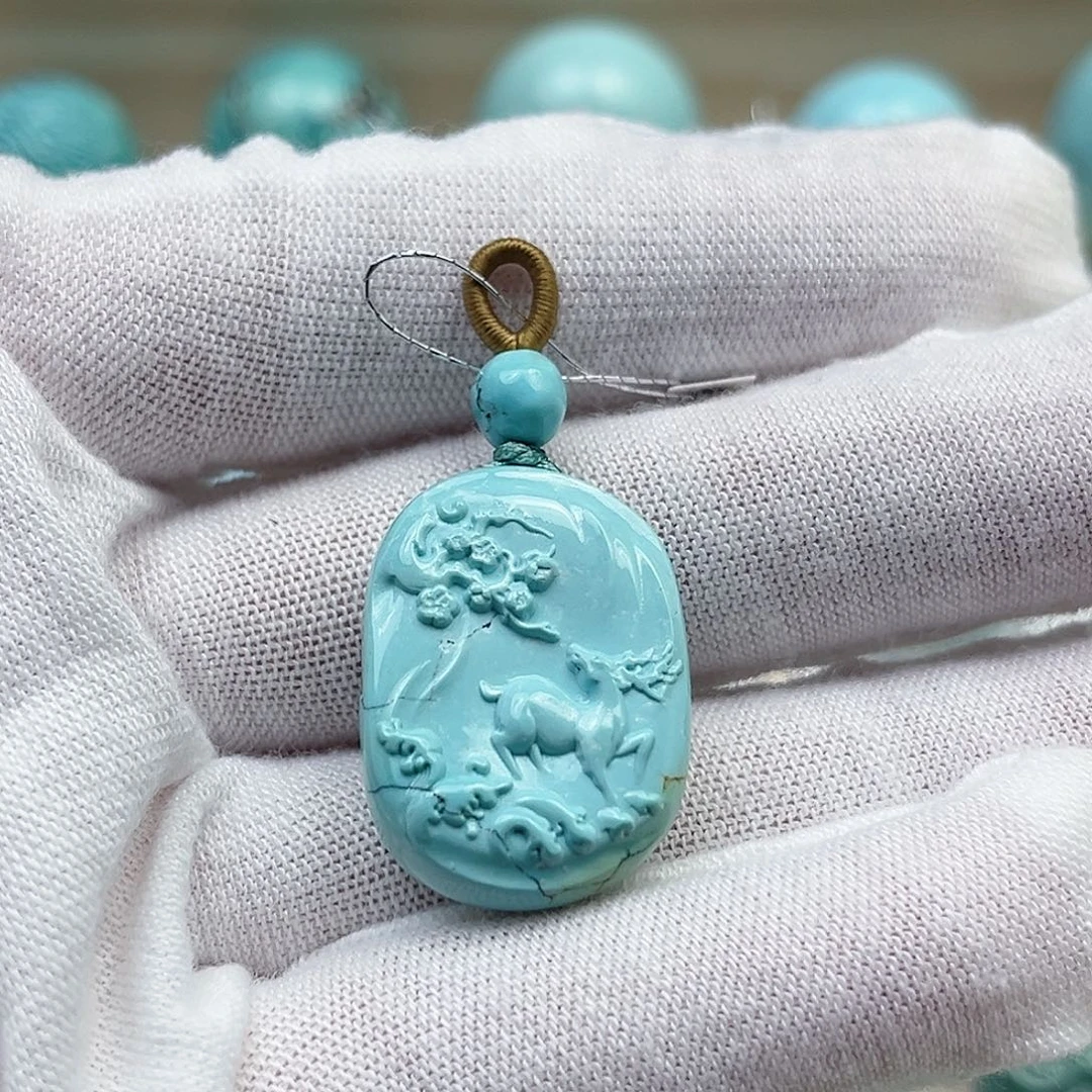 绿松石未镶嵌配饰