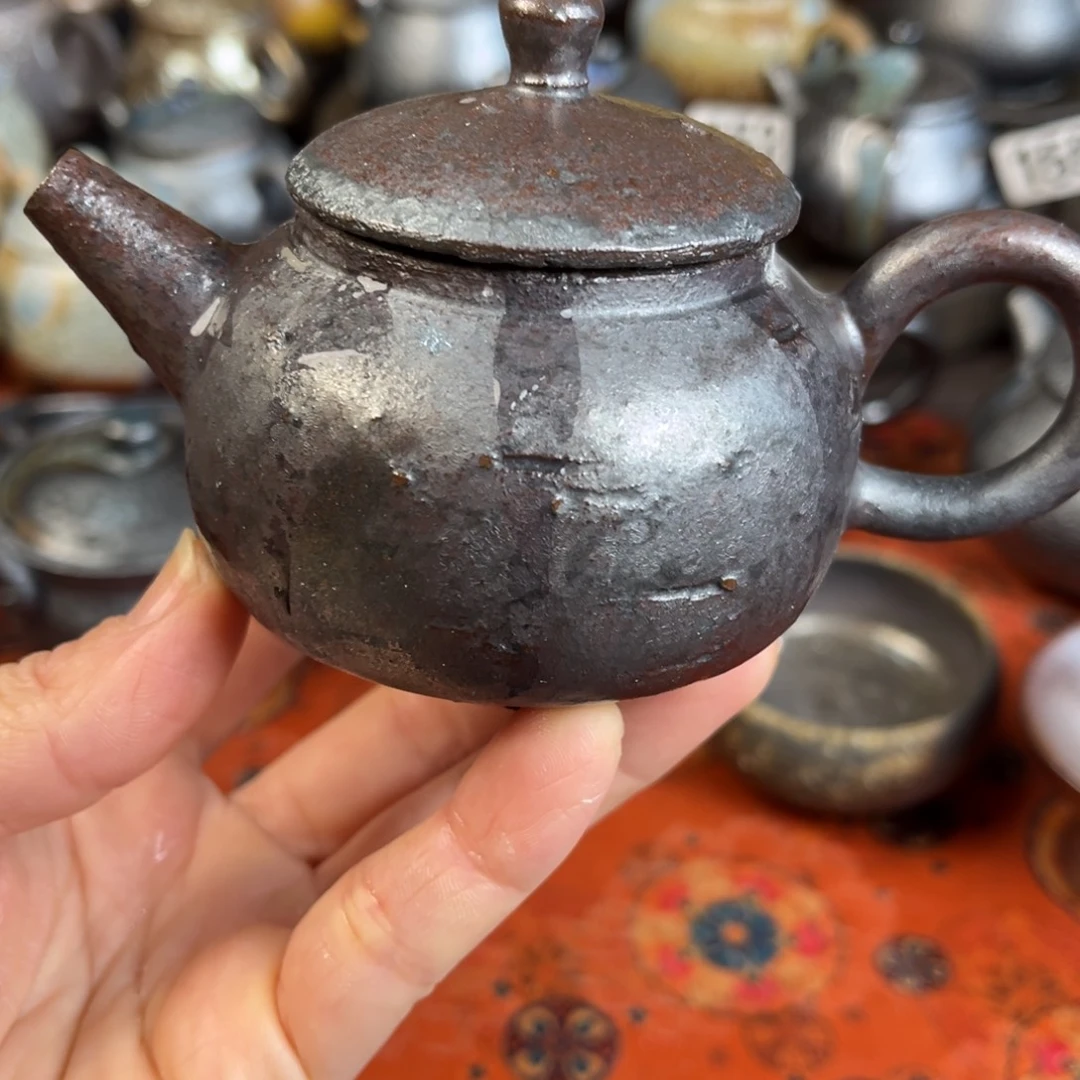 柴烧茶器主人杯杯柴烧